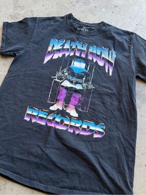 Death Row Records Black Graphic Tee